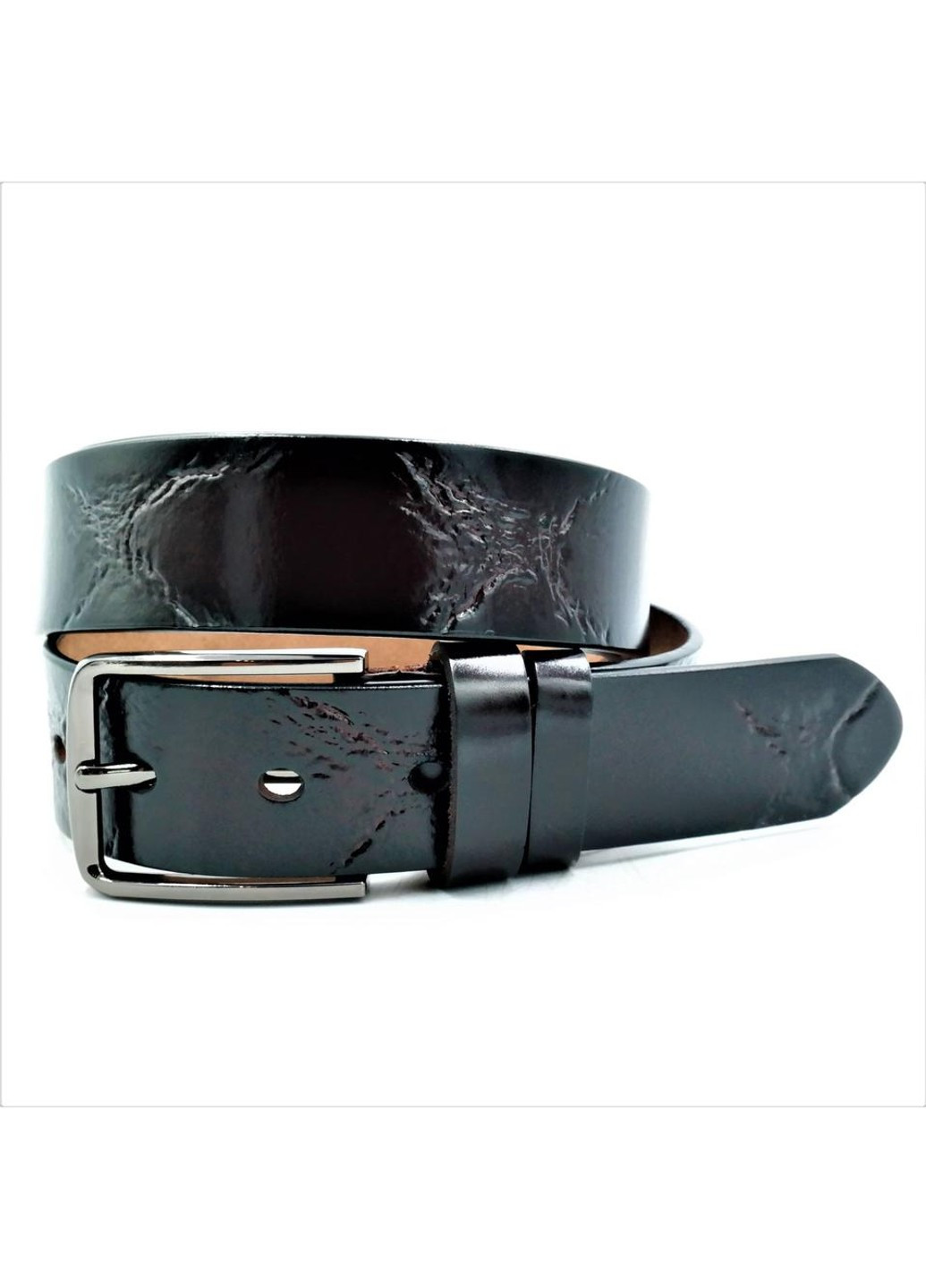 Женский кожаный ремень Weatro 3,3х110-115 см. Темно-коричневый lmn-zh-33k-036 Le-Mon (272596617)