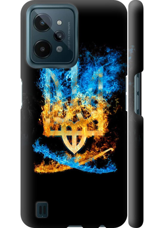 3D пластиковый матовый чехол 'Герб' для Endorphone Realme C31 (257834265)