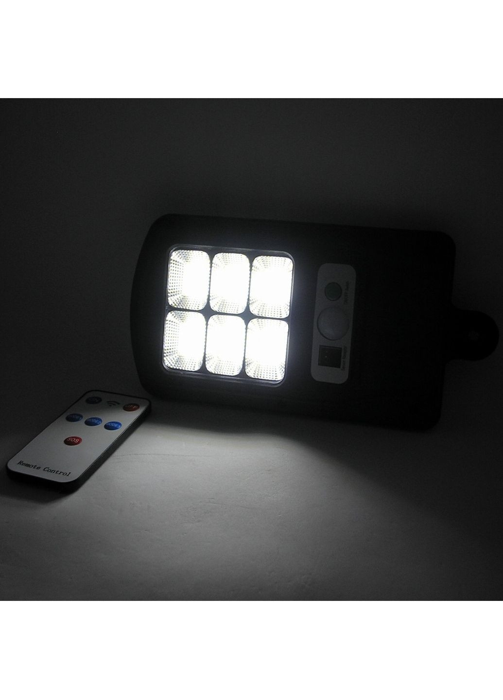 Ліхтар автономний на сонячній батареї світильник прожектор вуличний з пультом д/К ЛЕД LED No Brand (260661260)