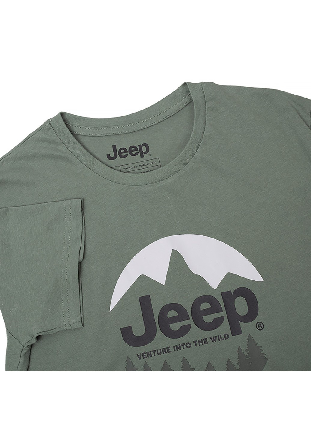 Зелена футболка t-shirt the spirit of adventure Jeep
