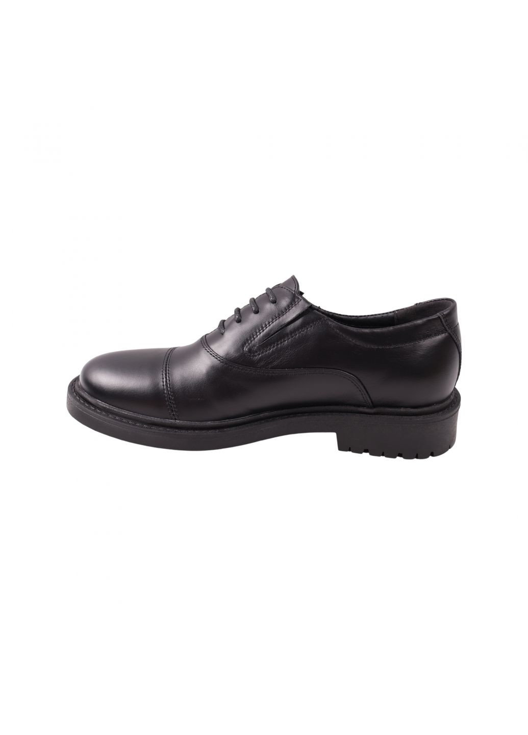 Черные туфли мужские черные натуральная кожа Maxus Shoes