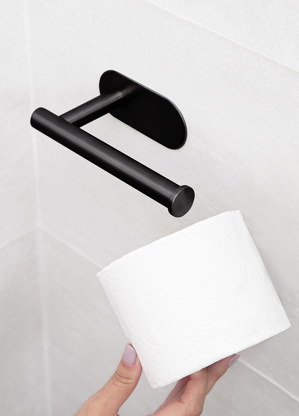 Держатель для туалетной бумаги клеящийся MVM (259498408)