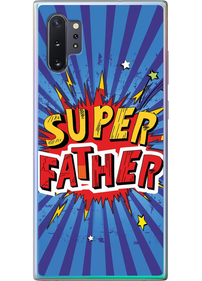 Силиконовый чехол 'Супер папа v2' для Endorphone Samsung Galaxy Note 10 Plus (258092140)