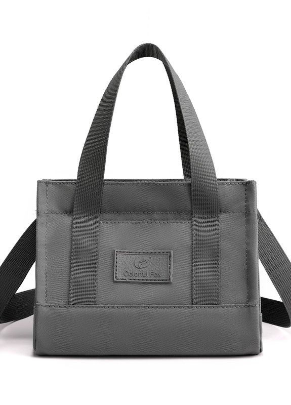 Жіноча сумка-органайзер Fox повсякденна з додатковими ручками Grey Colorful (261763805)