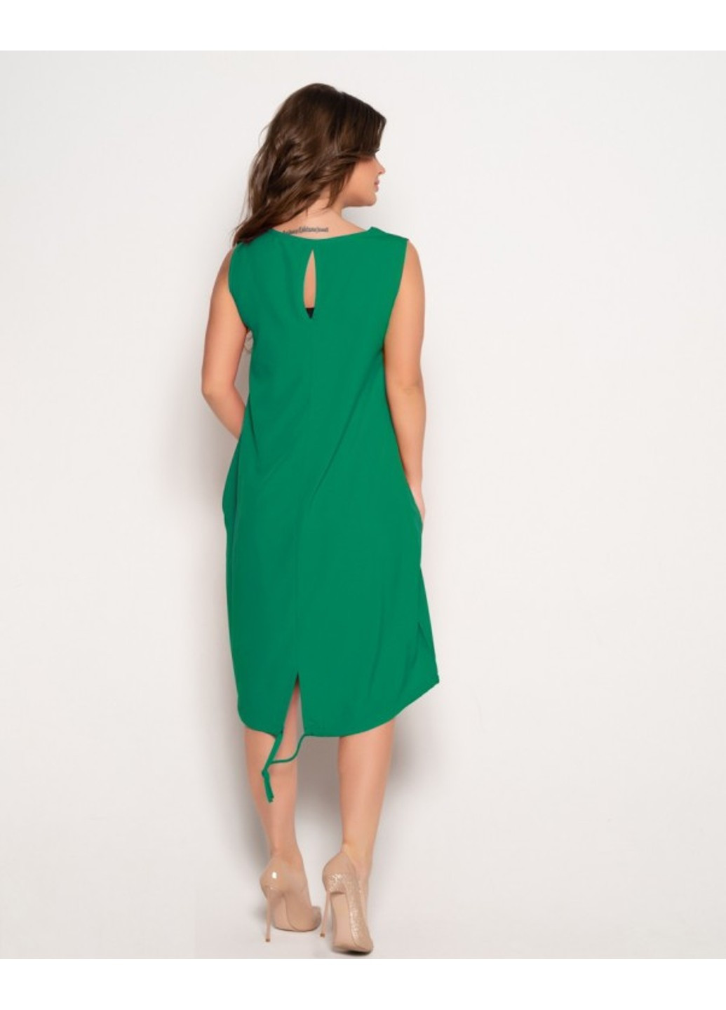 Зелена повсякденний сукня 10805 зелений ISSA PLUS