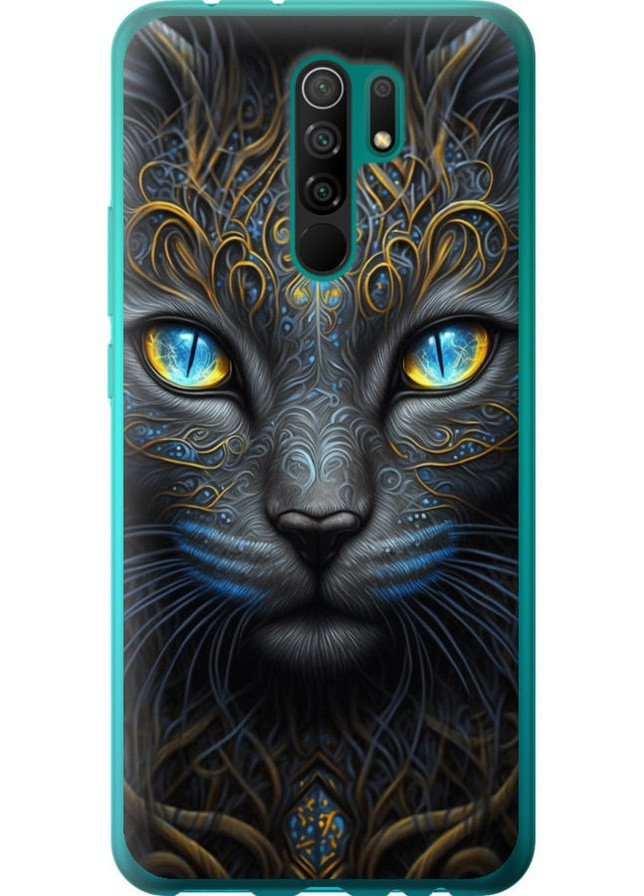 Силіконовий протиударний с посиленими кутами чохол 'Кішка' для Endorphone Xiaomi Redmi 9 (258486335)