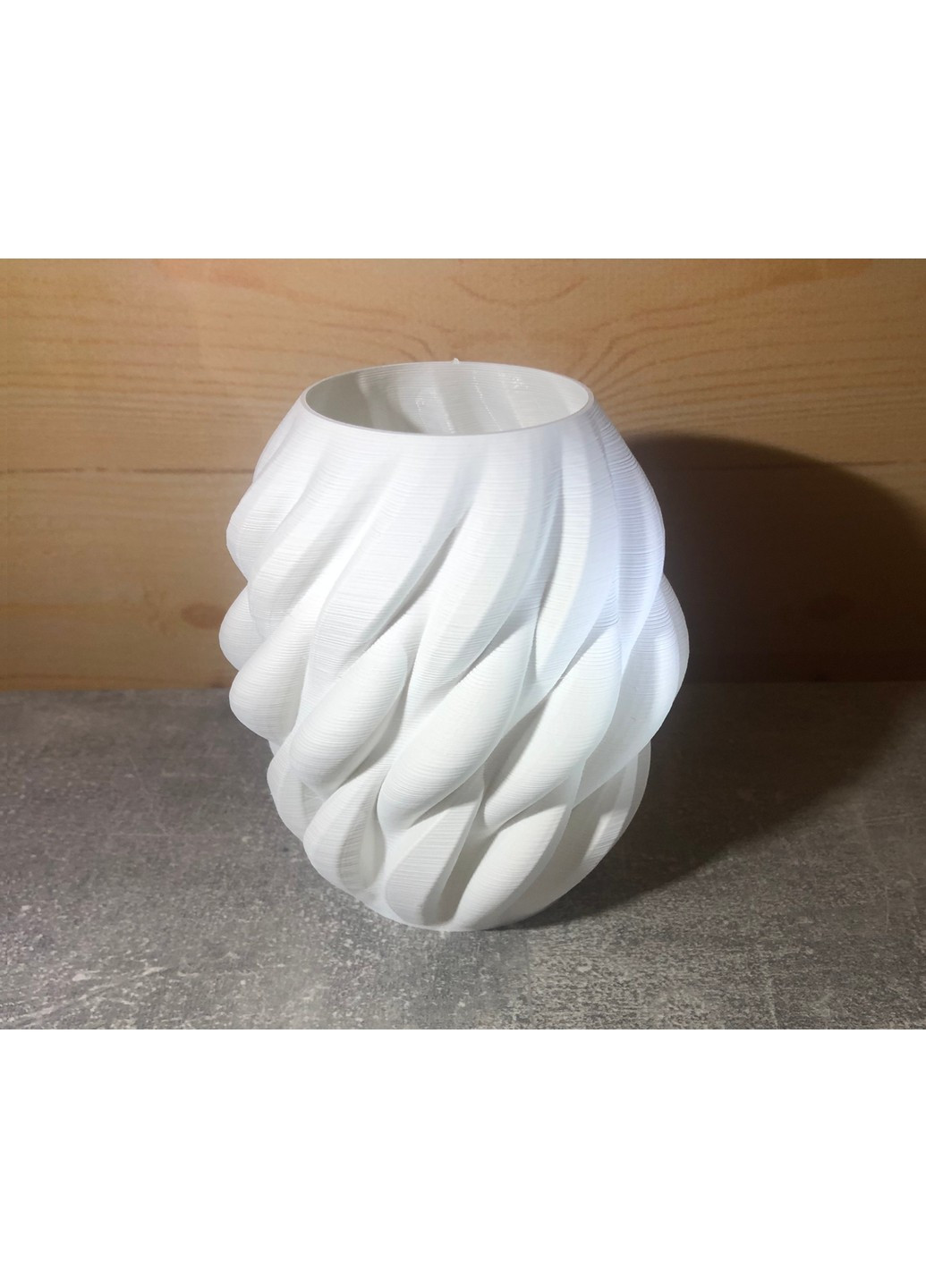 Геометрическая, декоративная, тонкостенная ваза. ЗаСвіт (261333159)