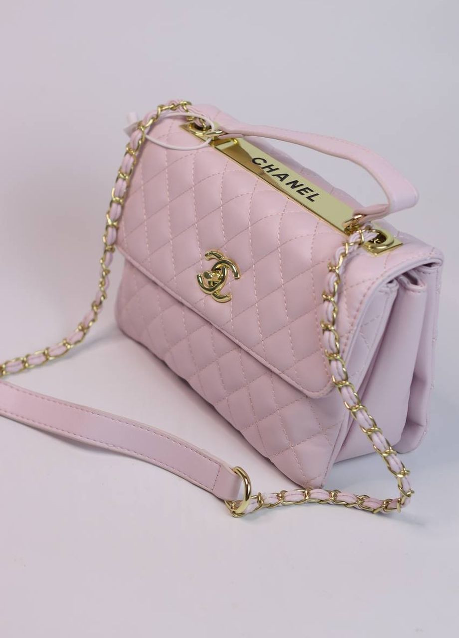 Сумка класична з лого Chanel 26 pink Vakko (260601947)