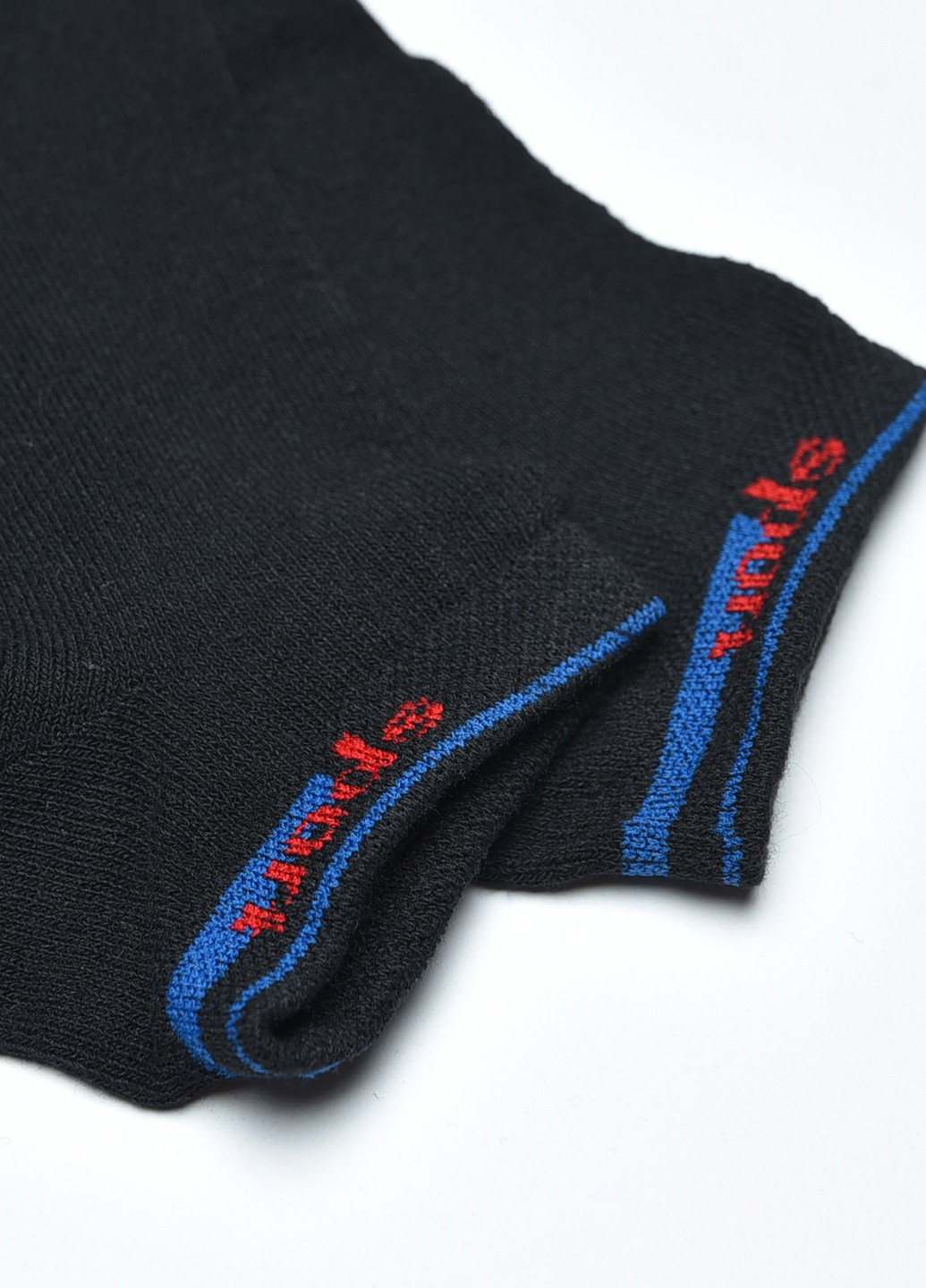 Шкарпетки чоловічі короткі чорного кольору розмір 40-45 Let's Shop (259638471)