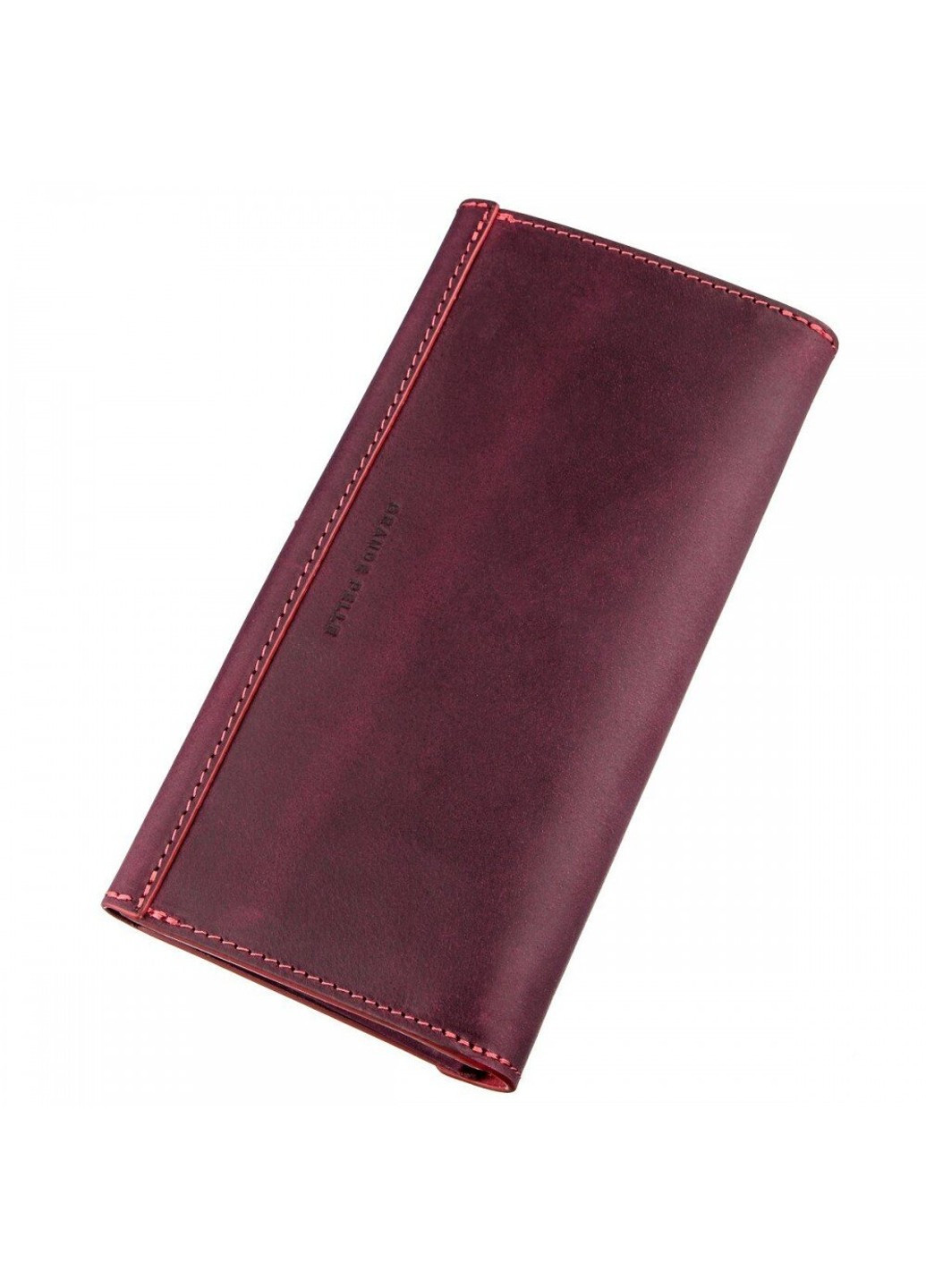 Женский кожаный бордовый кошелёк 11217 Grande Pelle (262453705)