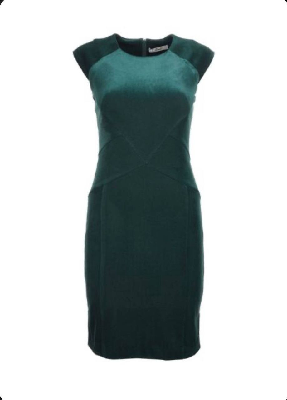 Зеленое кэжуал платье Axel однотонное