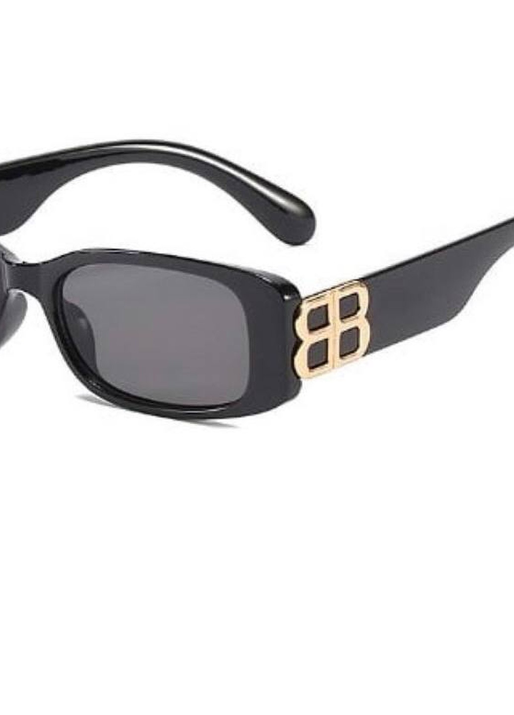 Жіночі сонцезахисні окуляри чорні No Brand (258122619)