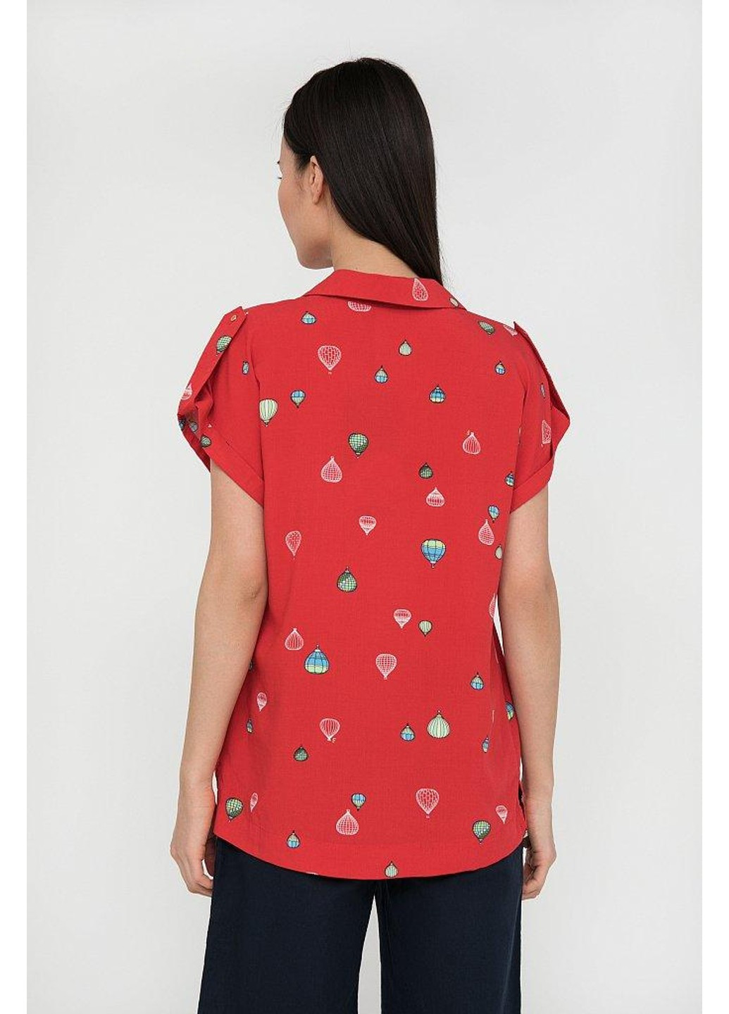 Красная летняя блуза s20-14094-341 Finn Flare