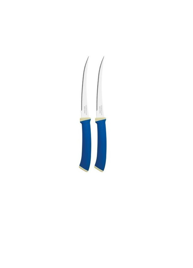 Набор ножей Felice Blue Tomato 127 мм 2 шт Tramontina синие,