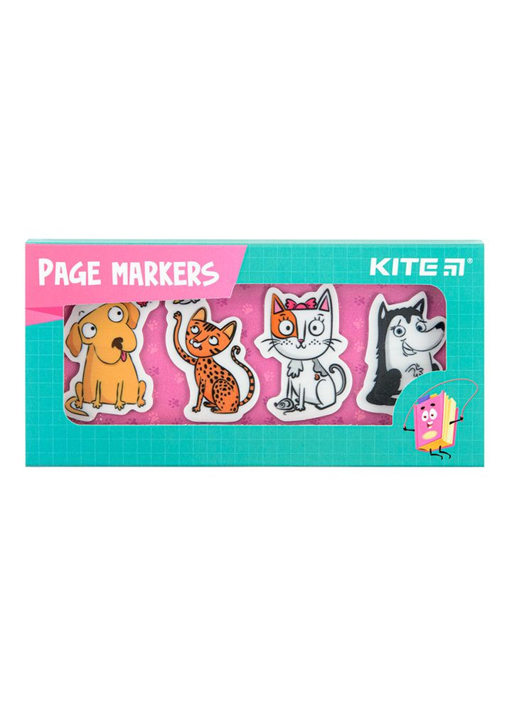 Закладки пластиковые цвет разноцветный ЦБ-00230304 Kite (261762044)