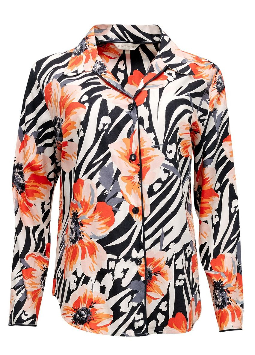 Комбинированная всесезон женская пижама 9771-9772 кофта + брюки Cyberjammies Nicole