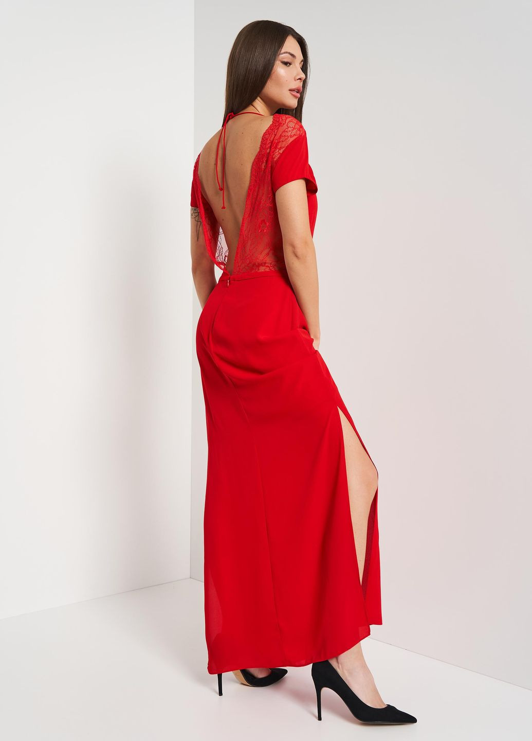 Красное вечернее платье,красный, samsoe