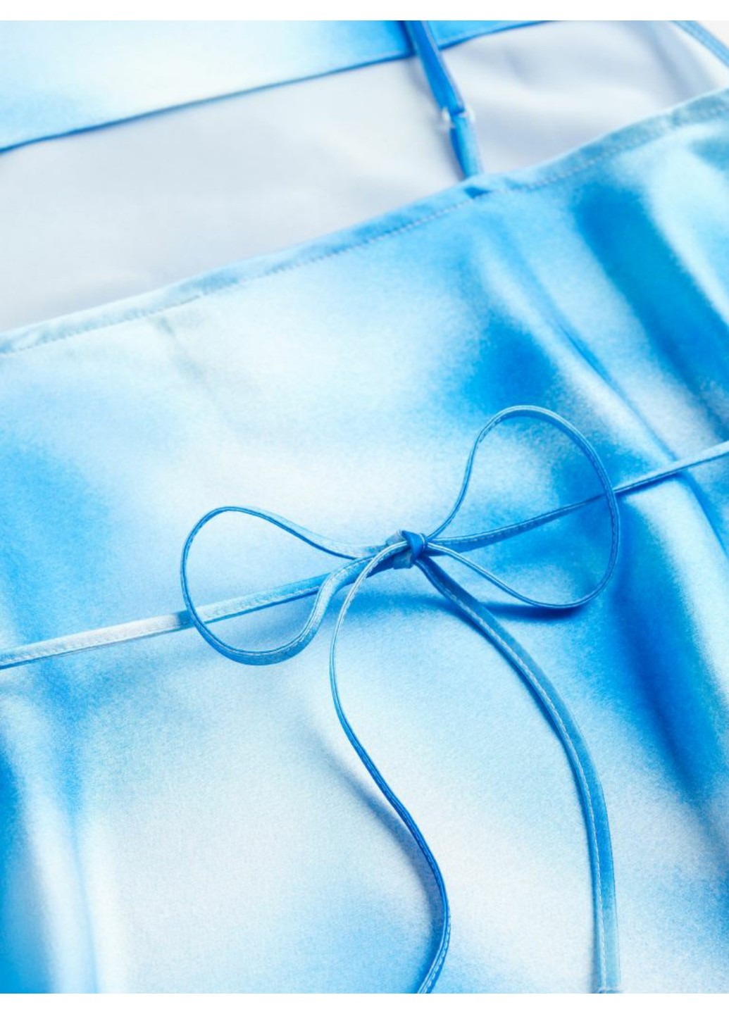 Блакитна повсякденний copy_жіноча атласна сукня н&м (55861) м блакитна H&M
