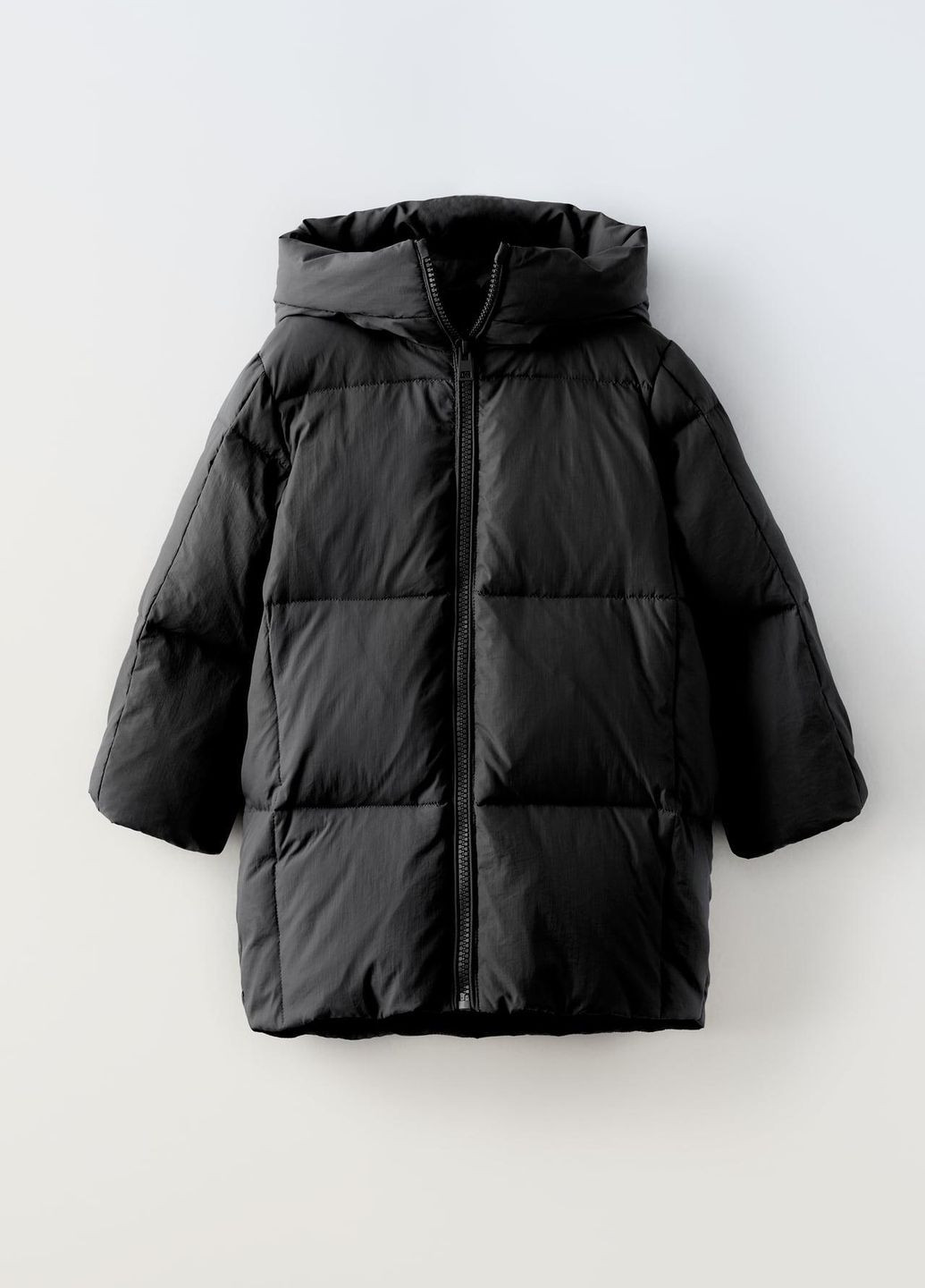 Чорний Дитяче пальто-пуховик зимовий п 0562/720 Чорний Zara