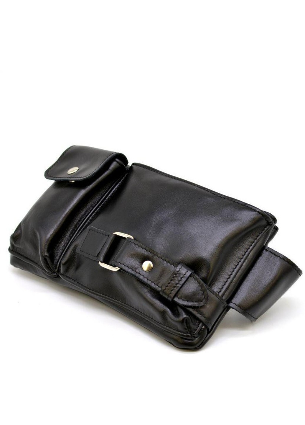 Шкіряна чоловіча чорна сумка на тарва ga-8135-3 ремінь Md TARWA (263776714)