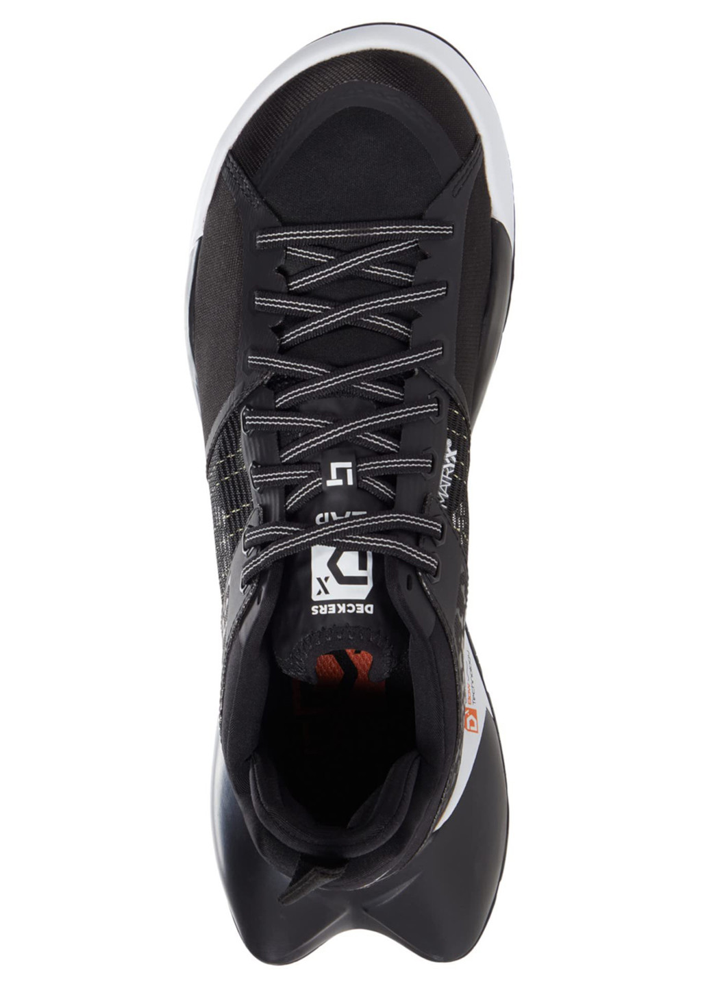 Чорно-білі кросівки жіночі Deckers X Lab K-St 21 Low
