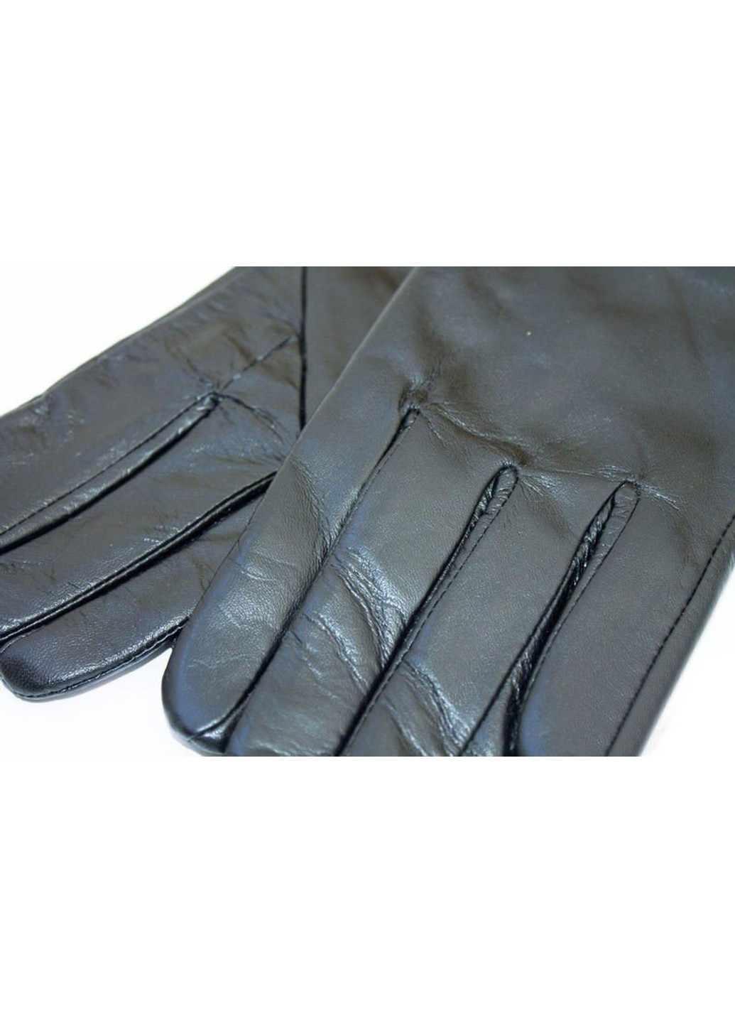 Зимние женские черные перчатки из натуральной кожи M BR-S (261486818)