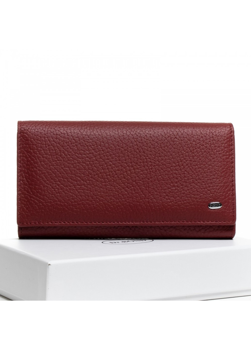 Шкіряний жіночий гаманець Classic W46 bordo Dr. Bond (261551219)