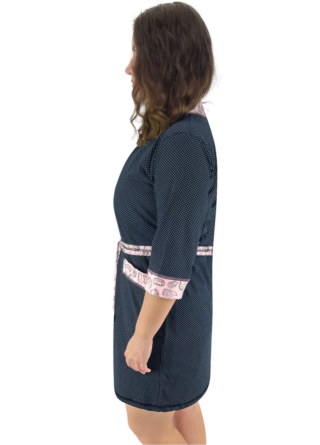 Комплект женский ажур ночная и халат ежик Жемчужина стилей 1422 (274260516)