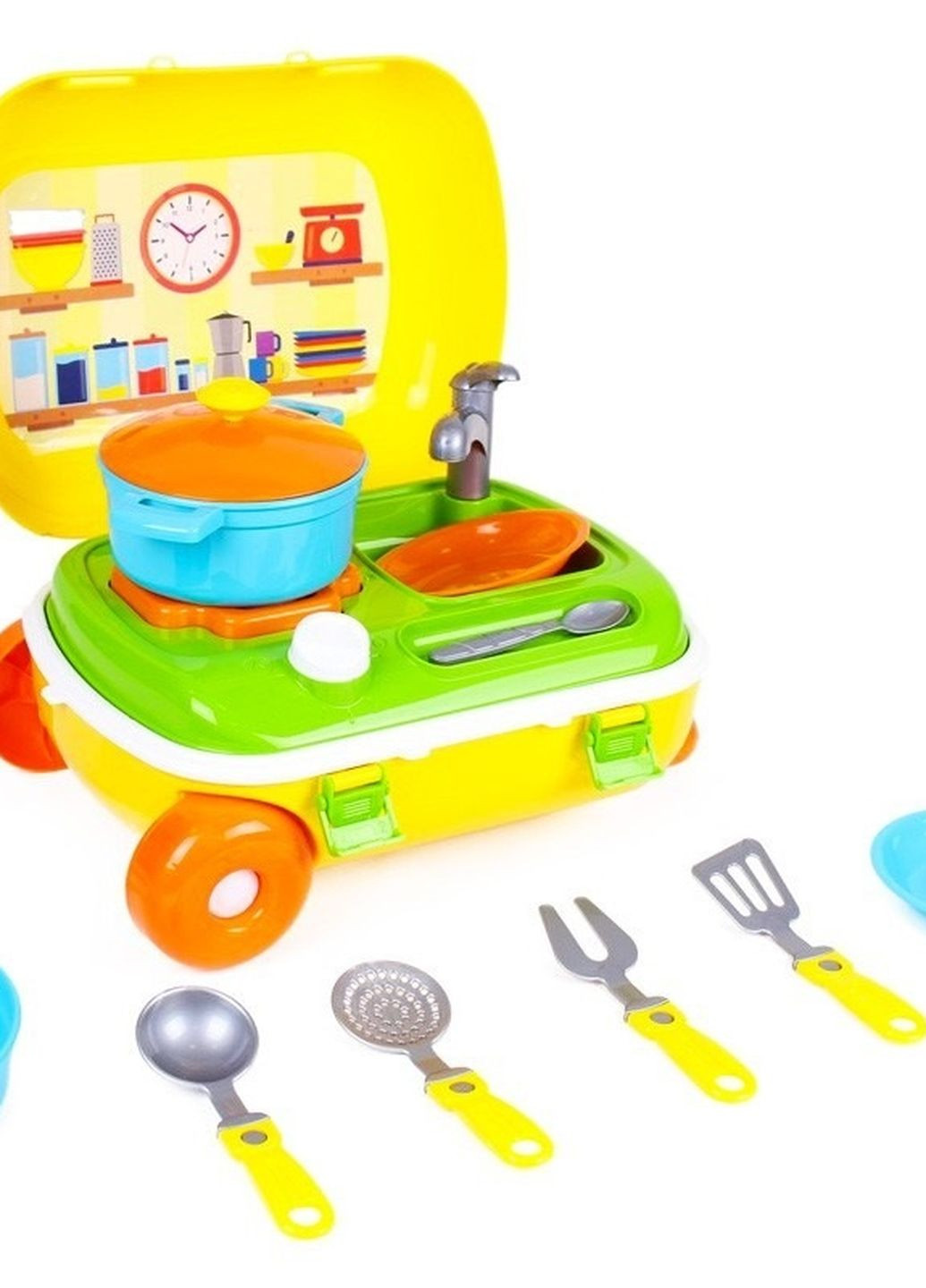 Игровой набор Кухня с посудой (6078), 14 предметов ТехноК (266422667)