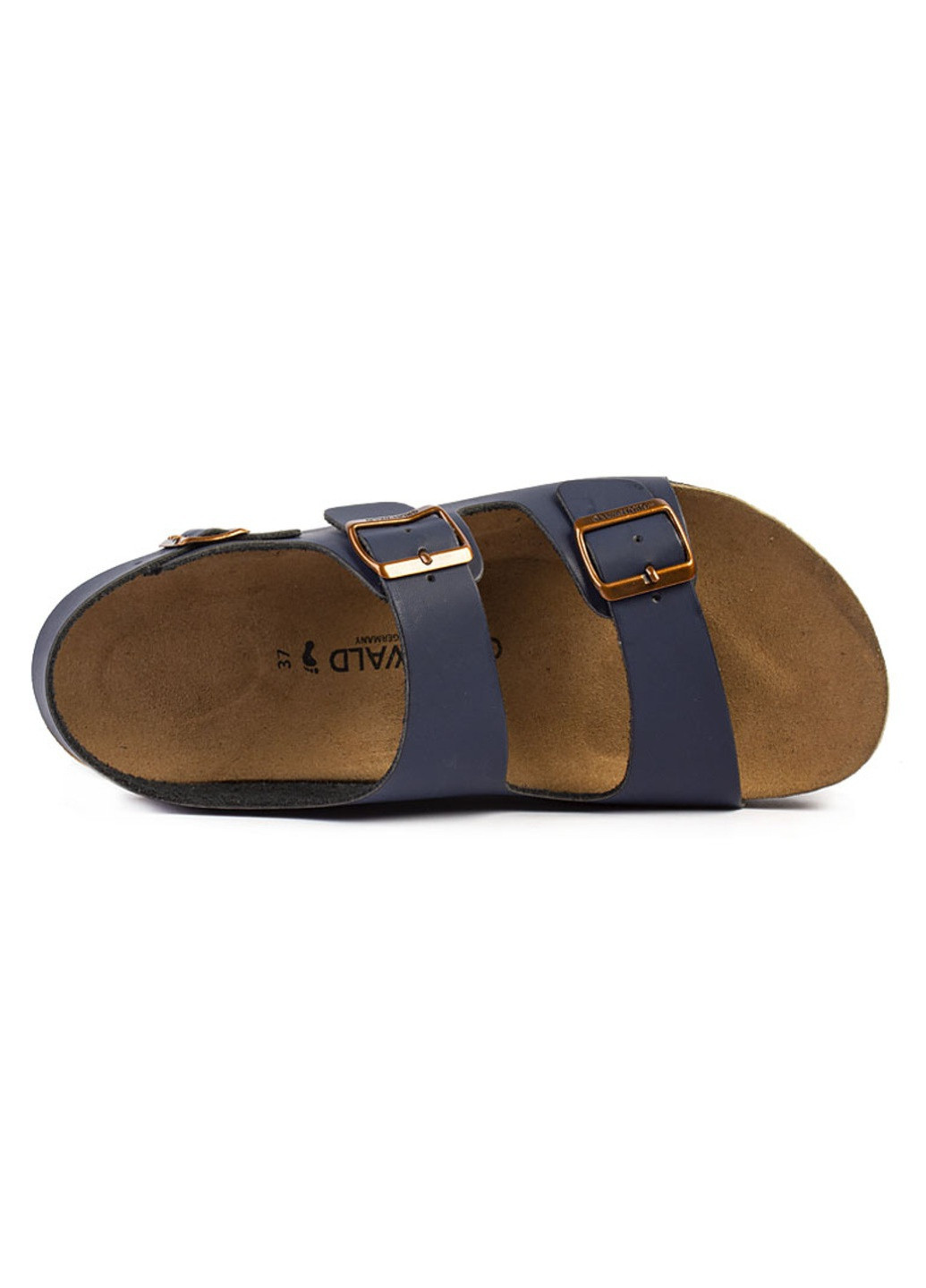 Синие повседневные сандалии подростковые для мальчиков бренда 7300001_(6) Grunwald на кнопках