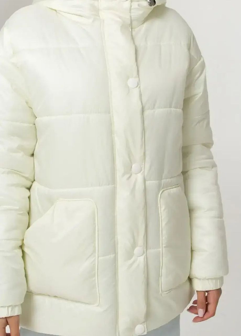 Молочна зимня зимова жіноча куртка SK