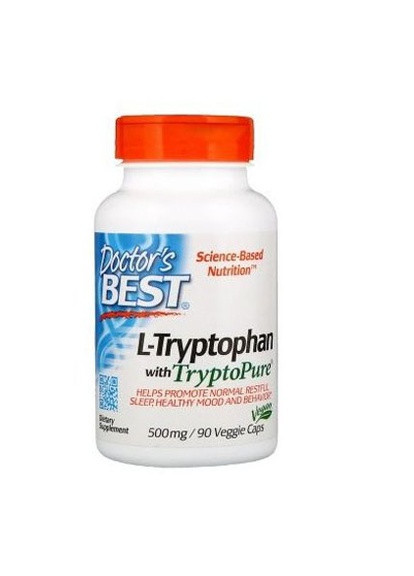 L-Tryptophan 500 mg 90 Veg Caps Doctor's Best (258498768)