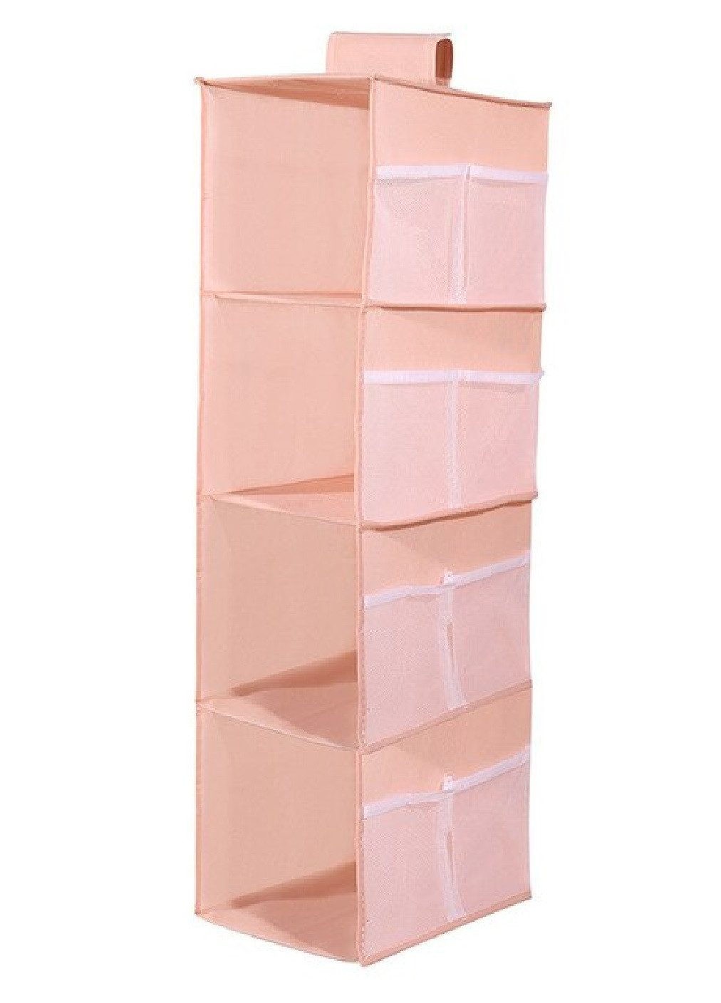 Подвесной органайзер модуль шкаф для хранения одежды обуви вещей сумок на 4 ячейки 80х30х22 см (474425-Prob) Розовый Unbranded (258417109)