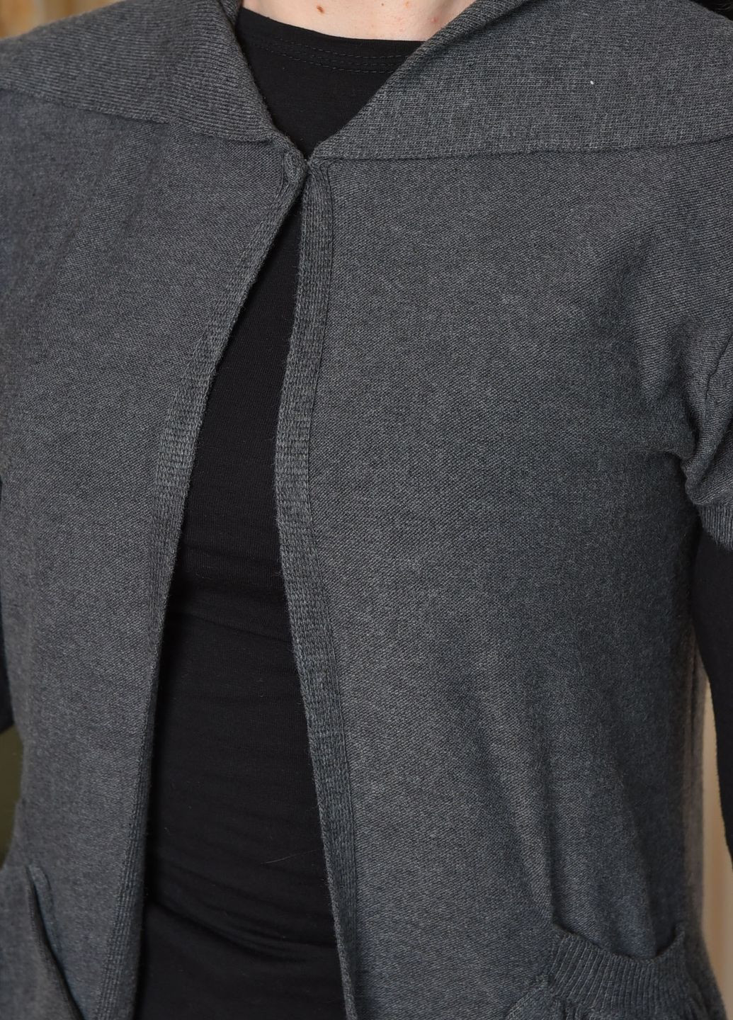 Кофта жіноча сірого кольору розмір 44 Let's Shop (262596784)