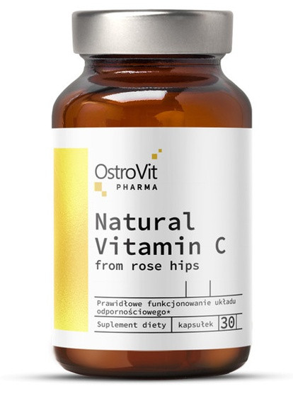 Pharma Natural Vitamin C from Rose Hips 30 Caps Ostrovit (256725307)