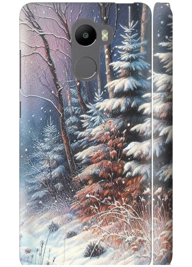 3D пластиковий матовий чохол 'Зимовий пейзаж' для Endorphone Xiaomi Redmi 4 (275463201)