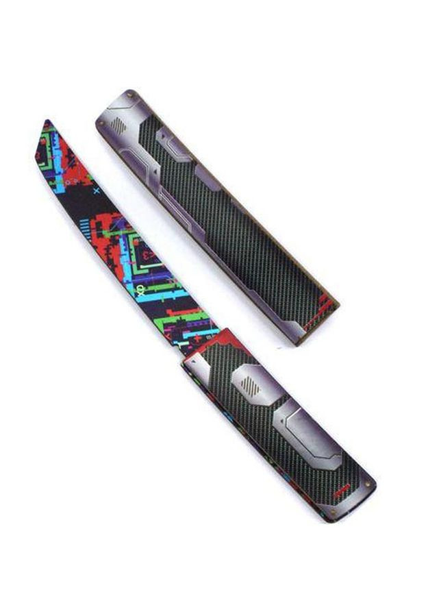 Нож деревянный «Танто Сбой» цвет разноцветный ЦБ-00237824 Сувенір-Декор (269692387)