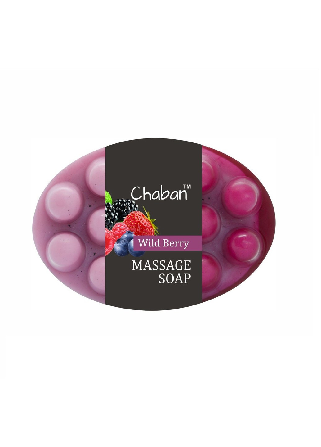 Антицеллюлитное массажное мыло Лесная ягода Chaban 100 г Chaban Natural Cosmetics (259366946)