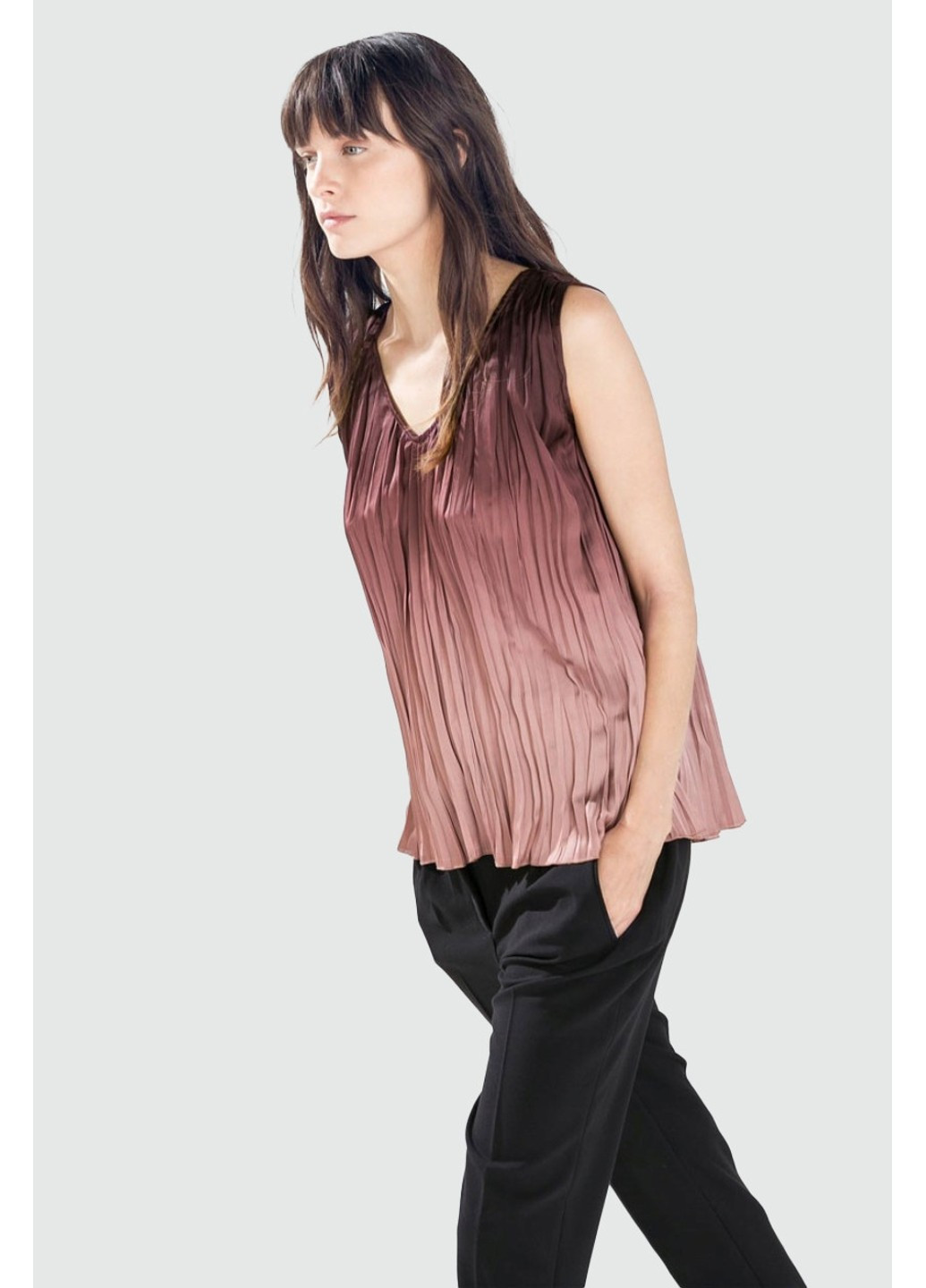 Бордовая летняя блуза 1836/226/610 Zara