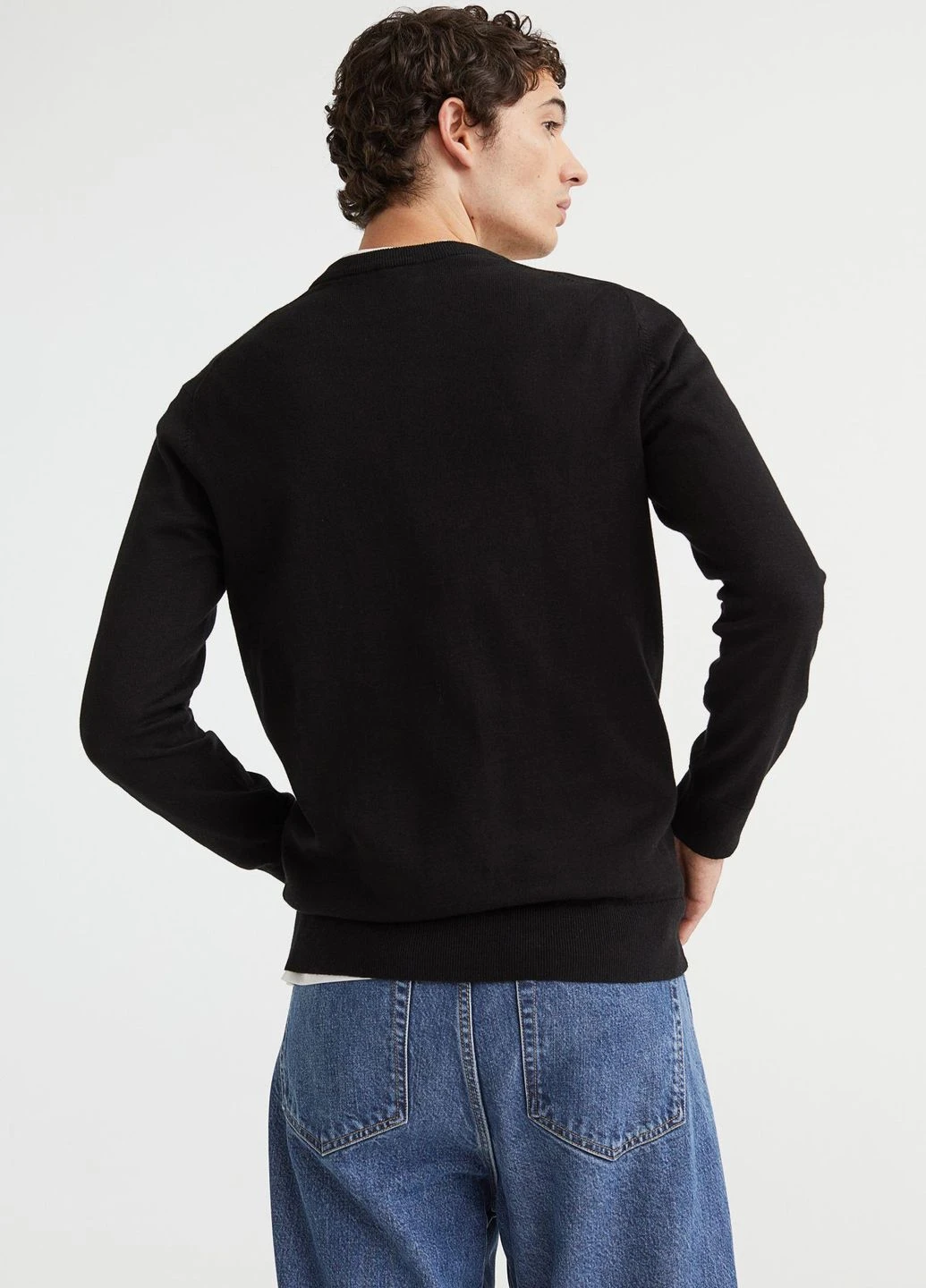 Черный джемпер демисезон,черний, H&M