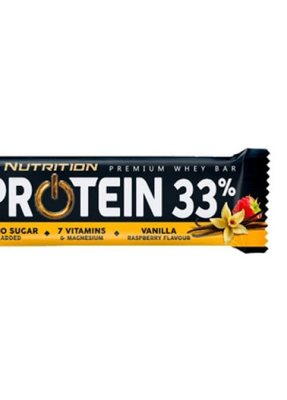 Protein Bar 33% 50 g Vanilla Raspberry Go On Nutrition (256723039)