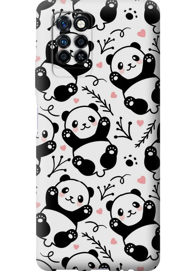 Силіконовий чохол 'Панди' для Endorphone Infinix Note 10 Pro (258484725)