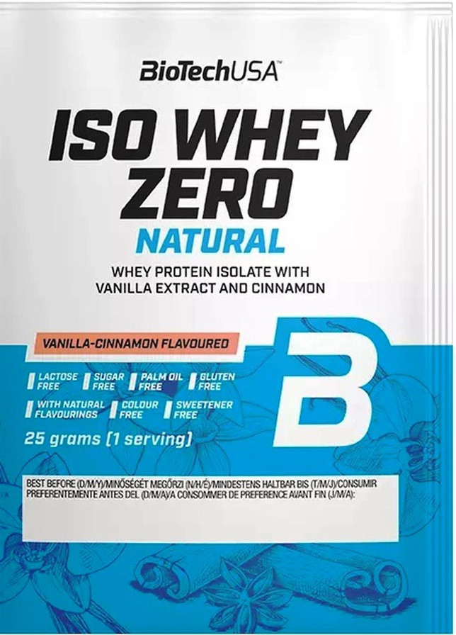 Iso Whey Zero Natural 25 g Cinnamon Vanilla Biotechusa (257252376)