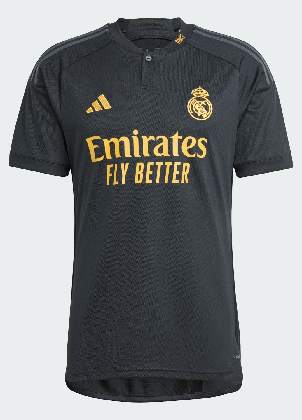 Джерсі Real Madrid 23/24 adidas логотип чорний спортивні