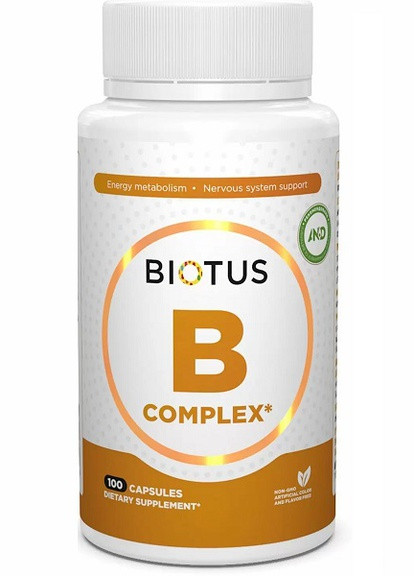 B-Complex 100 Caps BIO-531040 Biotus (258499769)