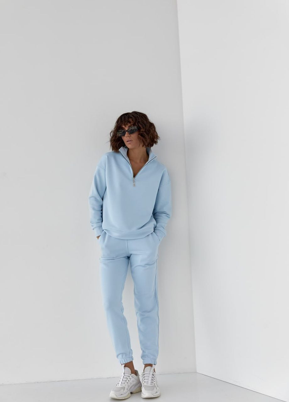 Жіночий спортивний костюм LUMINA колір світло блакитний р.L 439931 New Trend (260785570)