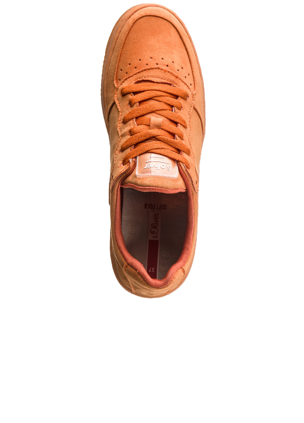 Оранжевые демисезонные кроссовки женские S.Oliver