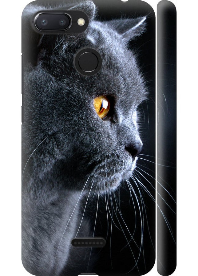 3D пластиковий матовий чохол 'Гарний кіт' для Endorphone Xiaomi Redmi 6 (257902594)
