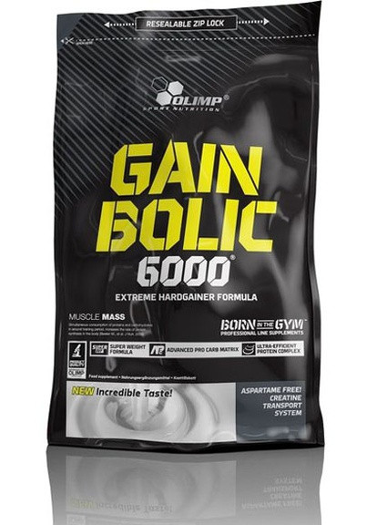Olimp Nutrition Gain Bolic 6000 1000 g /10 servings/ Chocolate Olimp Sport Nutrition (256776947)