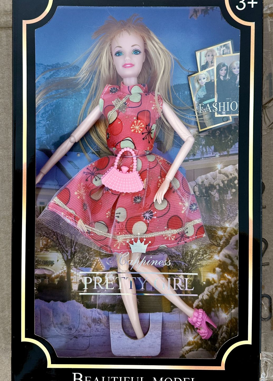 Кукла Модница (ZR-603-603A). На шарнирах, сумочка Metr+ (268984524)